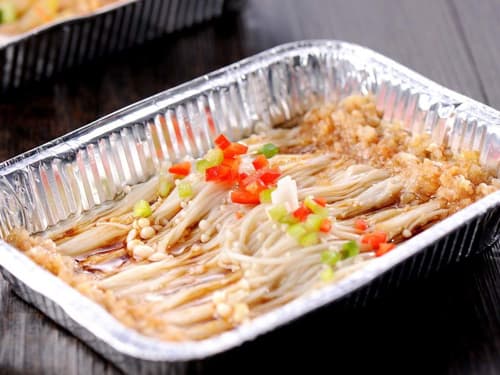 长垣锡纸烤金针菇